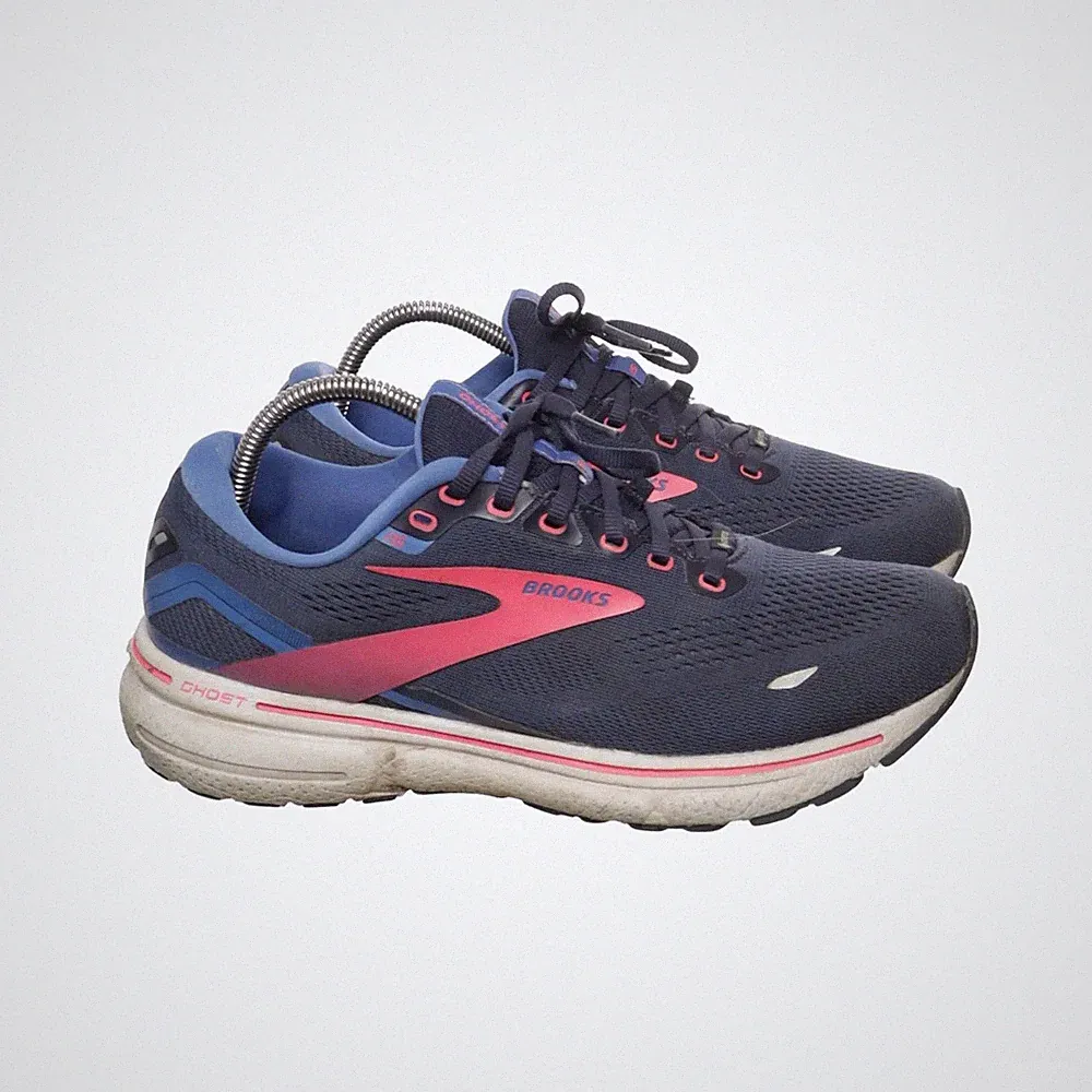 Brooks, Laufschuhe, Größe: 43, model: ghost 15, Blau/Pink, Damen #Aqz