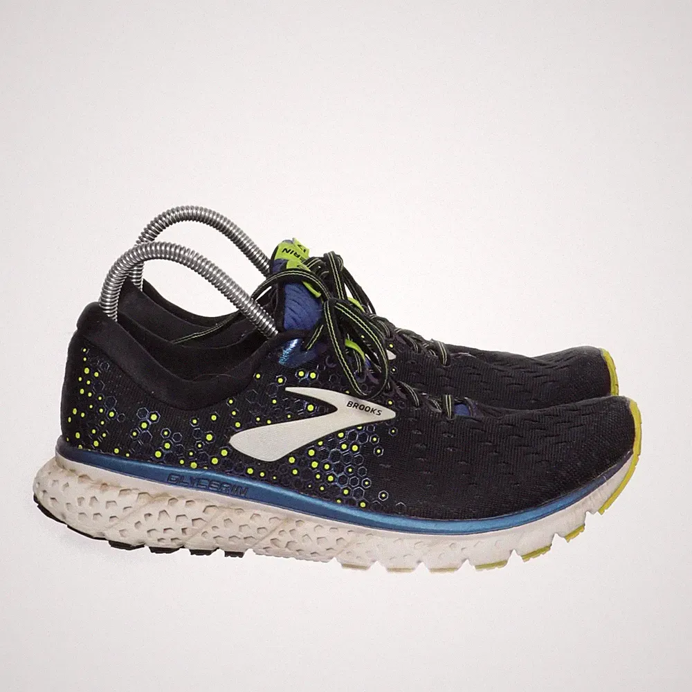 Brooks, Laufschuhe, Größe: 44, Blau/Gelb/Weiß, Damen #5el