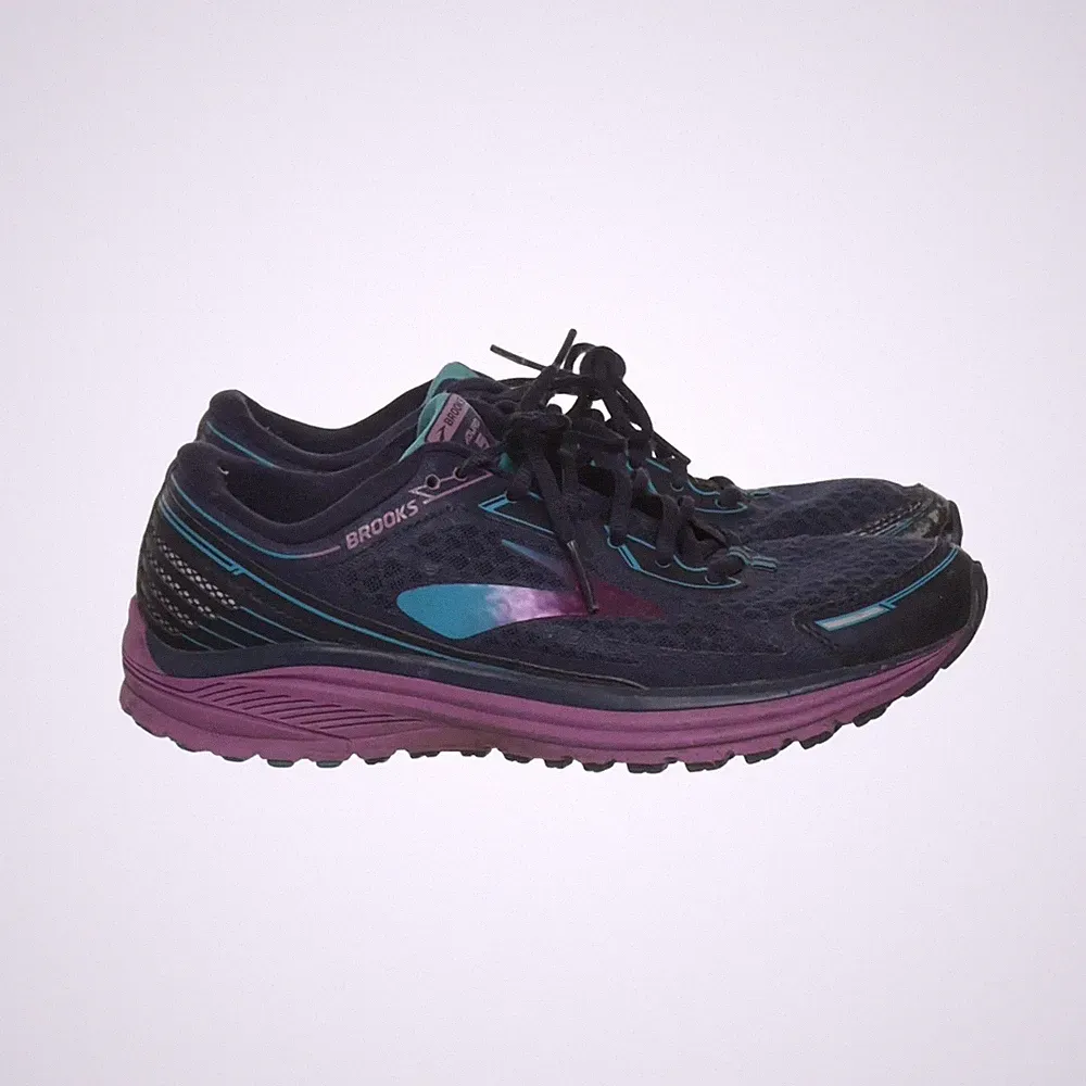 Brooks, Laufschuhe, Größe: 45, Aduro 5, Blau/Pink/Schwarz, Damen #hGK
