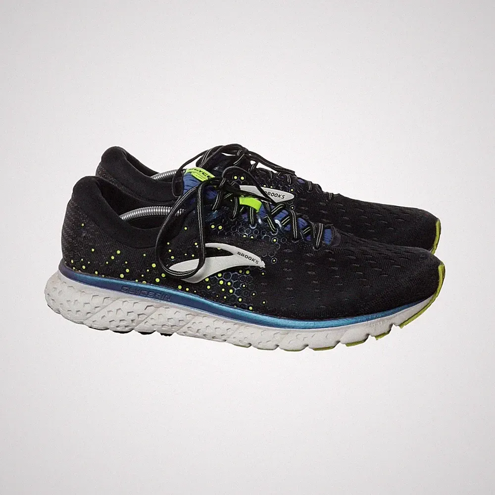 Brooks, Laufschuhe, Größe: 46, model: glycerin 17, Schwarz/Blau/Gelb, Damen #mXB