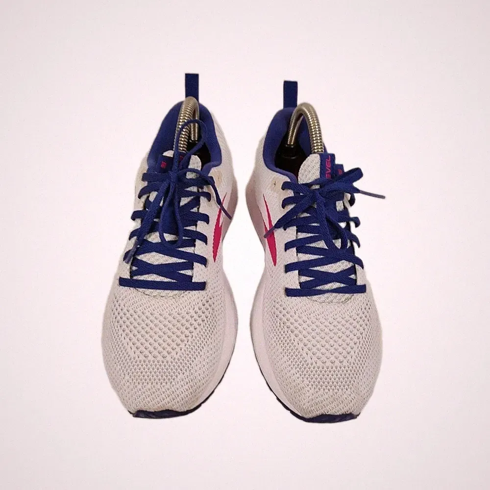 Brooks Revel 5 Damen Laufschuhe Running Weiß Pink Blau Gr. 40