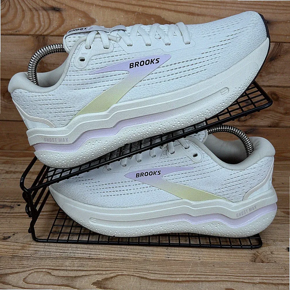 Brooks Sneaker Damen UK 6,5 Ghost Max 2 Coconut Lavender Marathon Laufschuhe