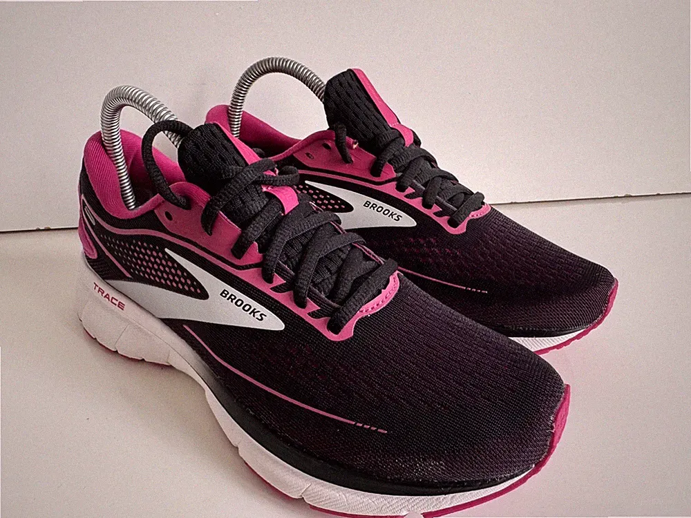 Brooks Trace 2 Damen-Laufschuhe schwarz gepolstert bequem – UK-Größe 5,5