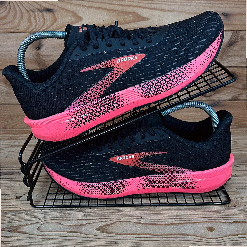 Brooks Turnschuhe Damen Größe UK 6,5 Hyperion Tempo schwarz Tempo Straßenlaufschuhe