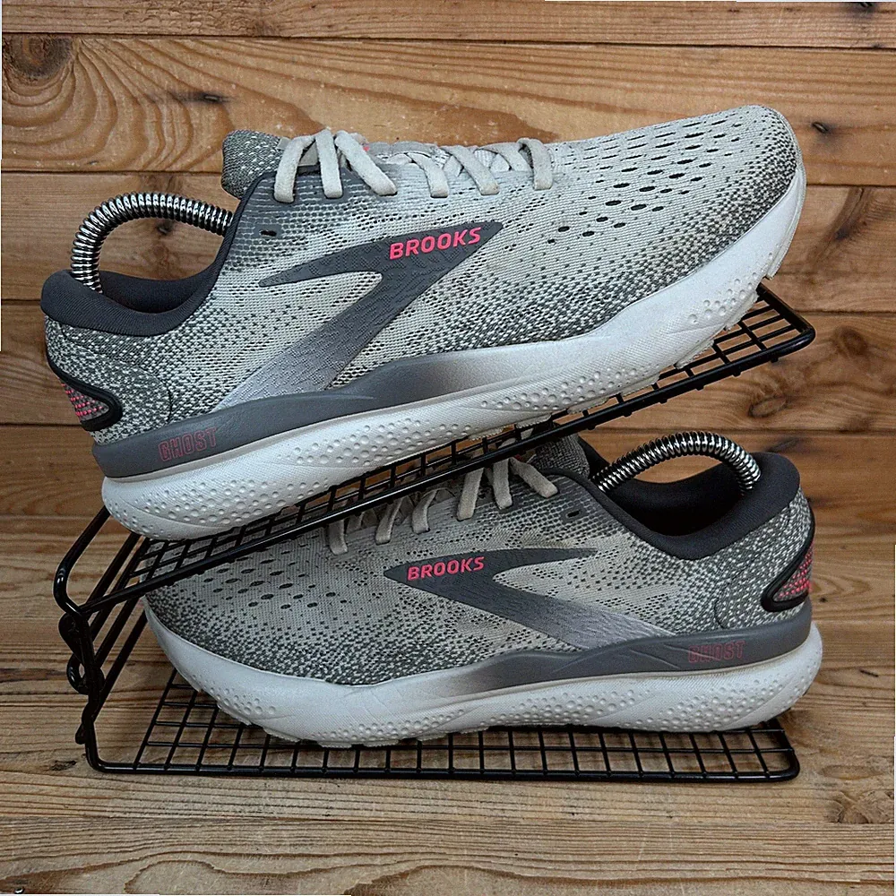 Brooks Turnschuhe Damengröße UK 6,5 Ghost 16 grau Straßenlauf gepolsterte Schuhe