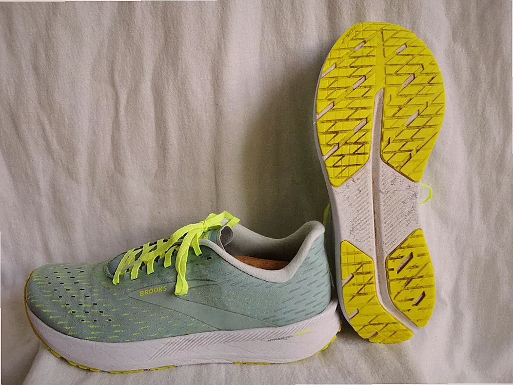 Brooks W Hyperion Tempo Laufschuhe EU 43 US 11 Sneaker grün 1203281B458 Medium