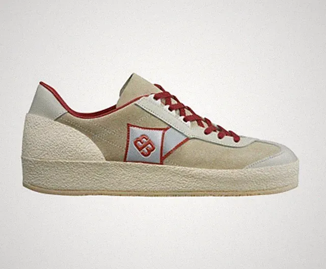 BRÜTTING Laufschuh Sneaker Schnürschuh Halbschuh ROADRUNNER beige Velour 102401