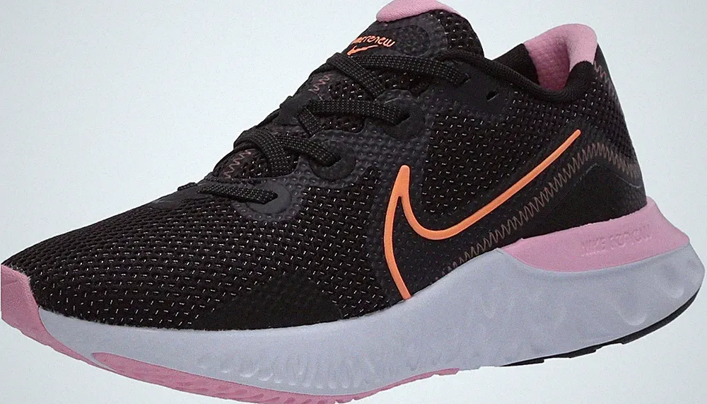 CK6360-001 Nike Renew Run Schwarz Weiss Pink (W) Damenschuhe Laufschuhe 36 EU