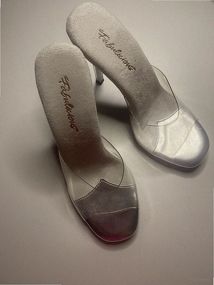Clear Wettkampf Bodybuilding Heels Damen Schuhe
