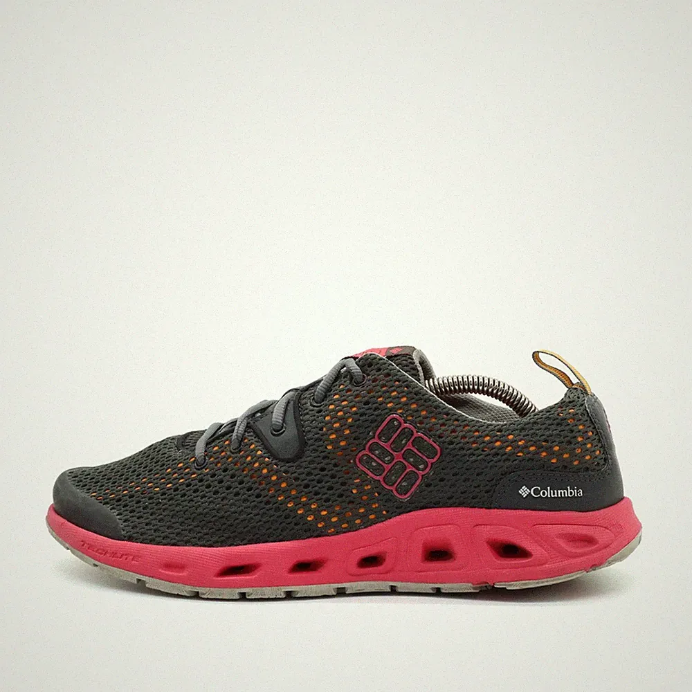 Columbia Damen Laufschuh Grau/Pink Mesh Low Techlite Trail Running EU 40,5