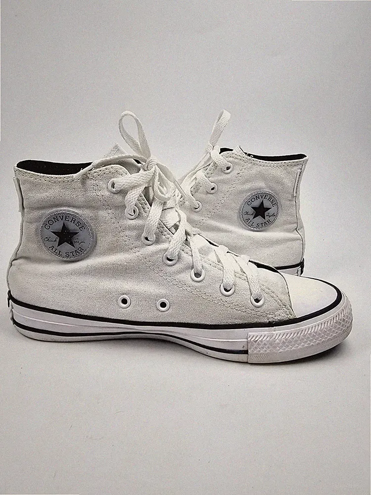 Converse All Star Chucks weiß UK Größe 5 schwarz-weiß