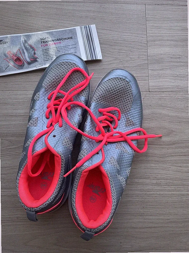 Crane Damen Soft Trainingsschuhe Gr. EU 40 Laufschuhe - Schnürschuhe - Sneaker