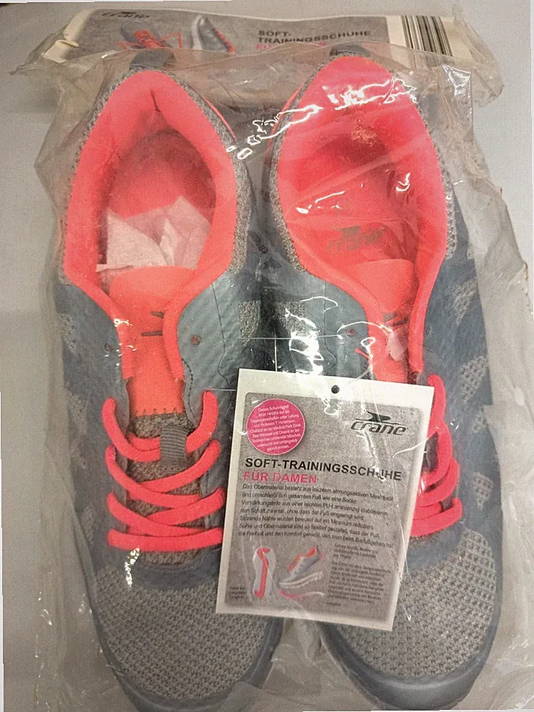 Crane Damen Soft Trainingsschuhe Gr. EU 41 Laufschuhe Schnürschuhe Sneaker light