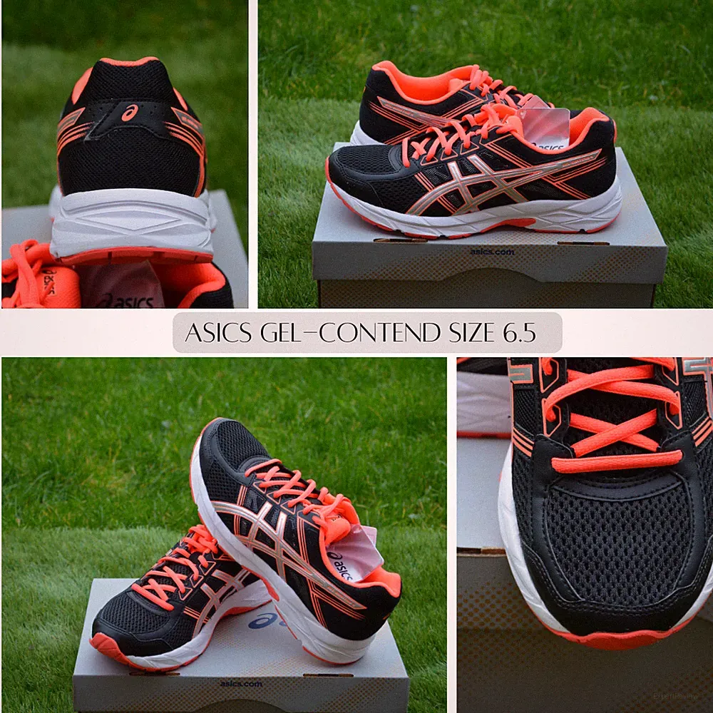 Damen Asics Gel-Contend 4 Turnschuhe Schuhe Original Neu Größe 6,5