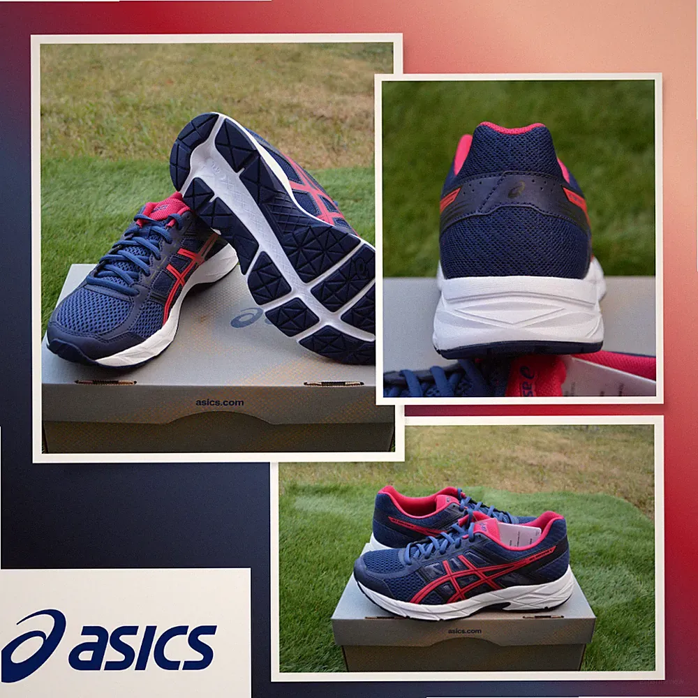 Damen Asics Gel-Contend 4 Turnschuhe Schuhe Original Neu Größe 7,5