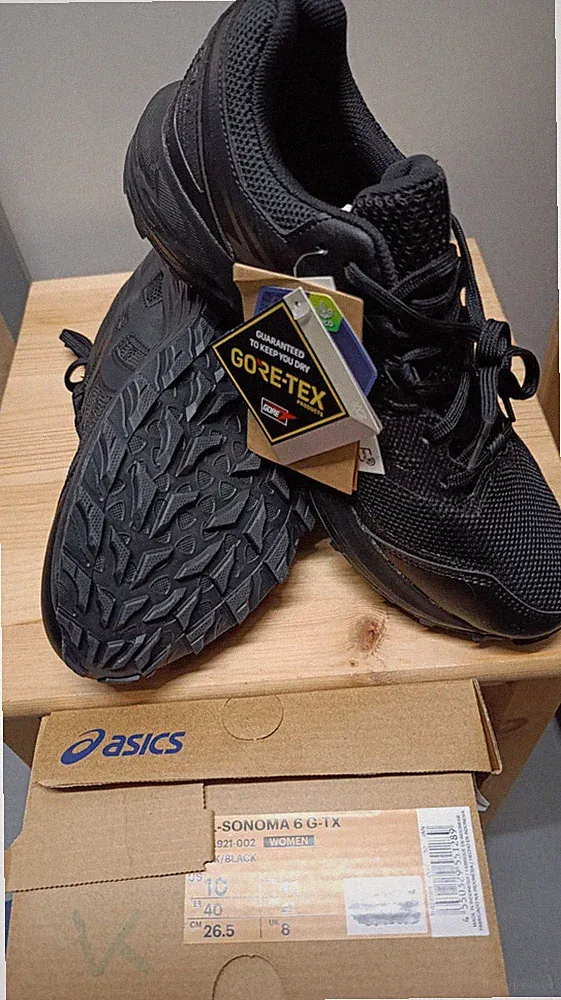 Damen Asics Gel Sonoma Gore Tex GTX EU 42 Trail Running Laufschuhe Sport Schuhe