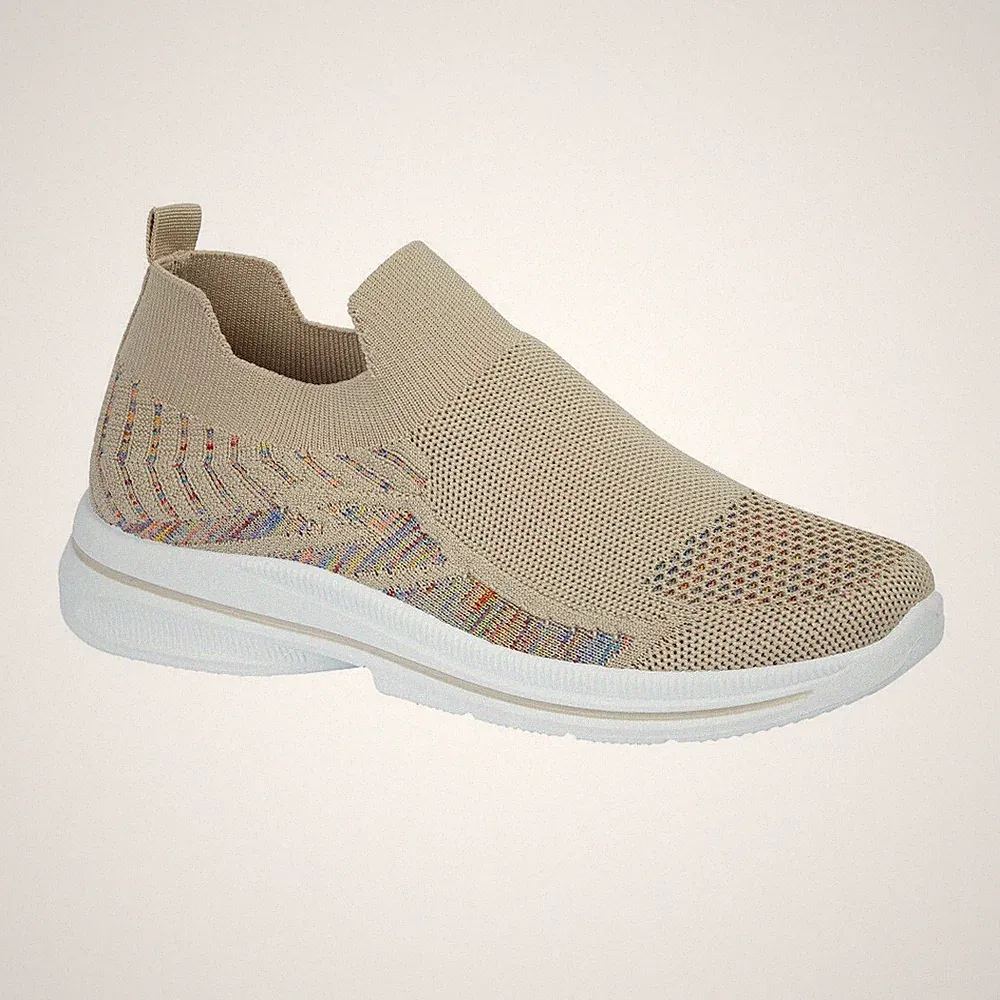 Damen Freizeit leichte Sport Strick Socke Fitness Komfort Turnschuhe Schuhe