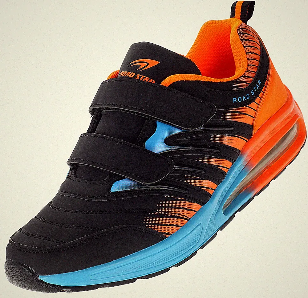 Damen Herren Sneaker Klettverschluss Sportschuhe Freizeitschuhe Turnschuhe 73940