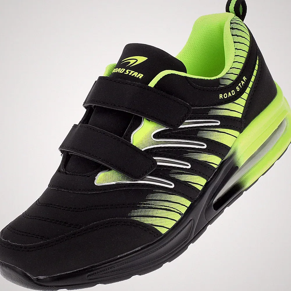 Damen Herren Sneaker Klettverschluss Sportschuhe Freizeitschuhe Turnschuhe 73940