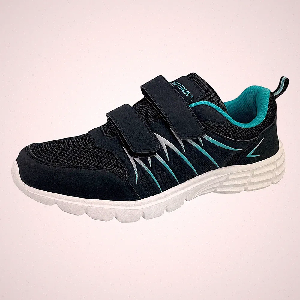 Damen Herren Sportschuhe Laufschuhe Turnschuhe Freizeit Klettverschluss 73939