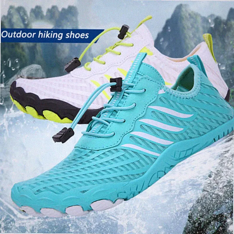 Damen Herren Wasserschuhe Aqua Schuhe Strand Schwimmen Barfuß rutschfest Surfen Größe UK