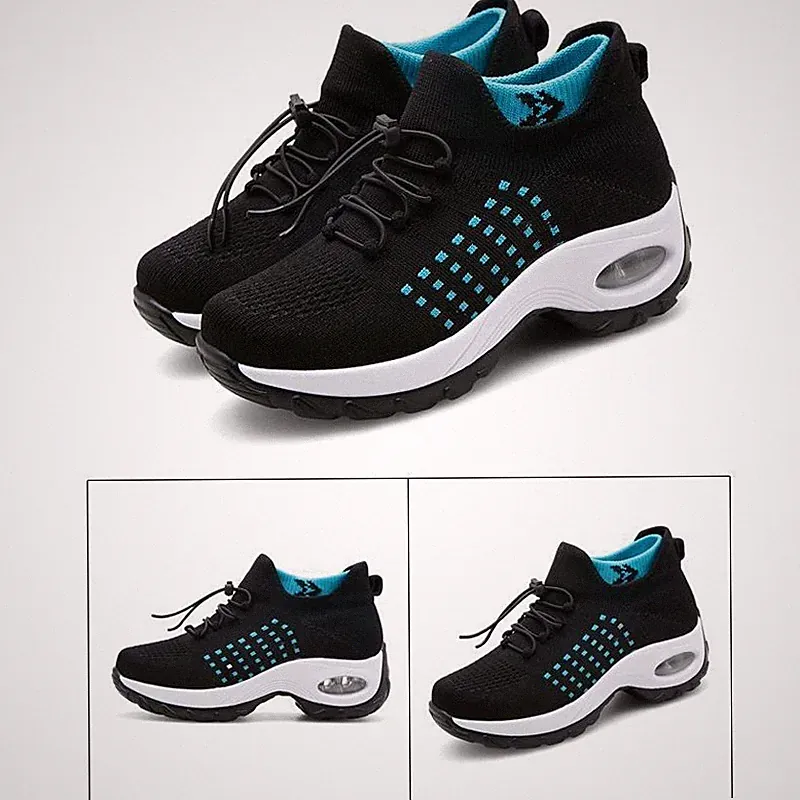 Damen Informal Outdoor Sneaker Laufschuhe Orthopädische Stoßfest Leicht Gr.35-43