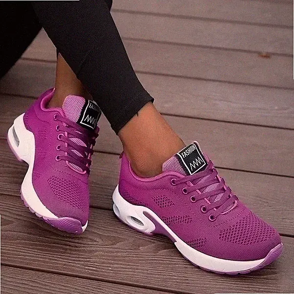 Damen Laufschuhe Atmungsaktiv Turnschuhe Leichte Sportschuhe Athletisch Sneaker