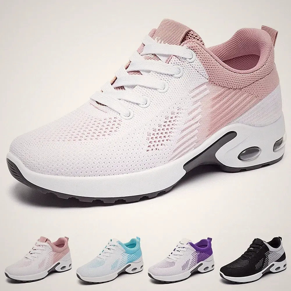 Damen Laufschuhe Atmungsaktiv Turnschuhe Leichte Sportschuhe Athletisch Sneaker