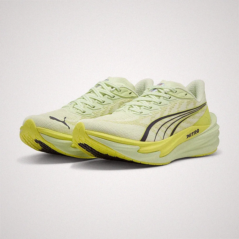 Damen Laufschuhe Puma DEVIATE NITRO 4 grün 31212404 Gr. 41