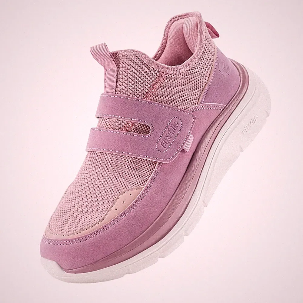 Damen Laufschuhe Slip On Sportschuhe Sneaker Mesh Atmungsaktiv Rosa 39 EU