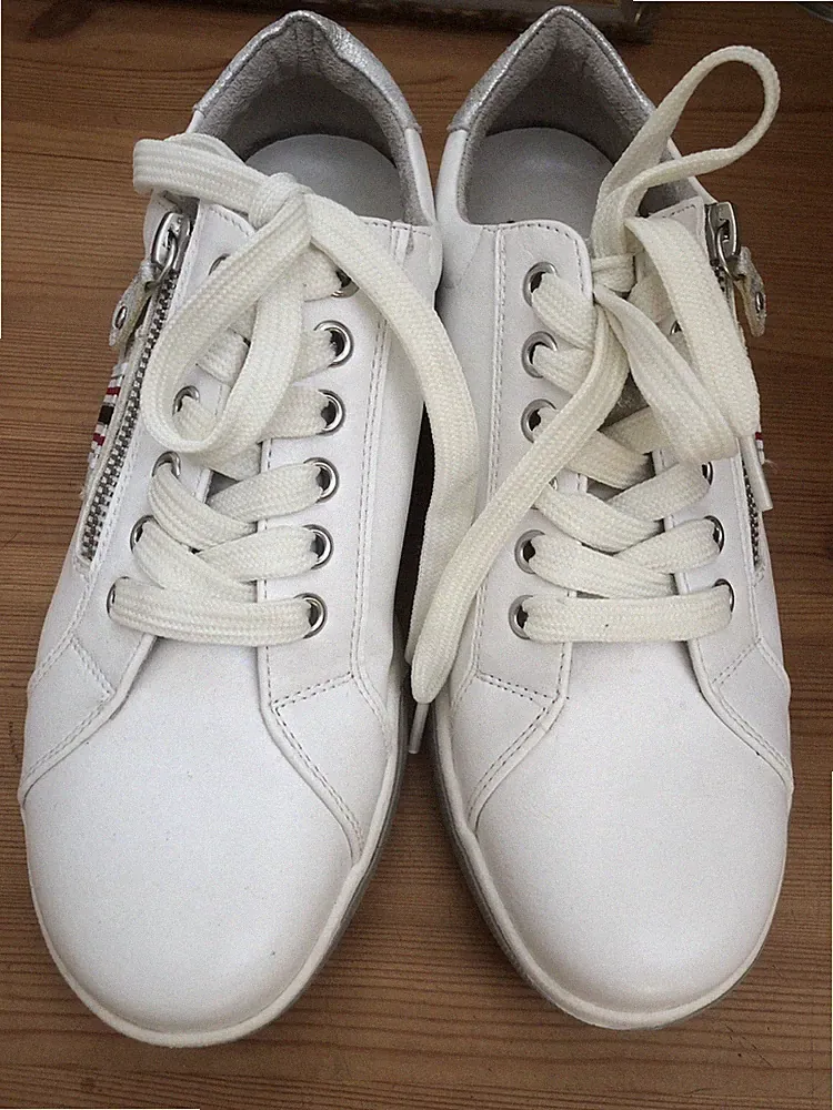 Damen Laufschuhe Sneaker Weiß 37 für medizinische Berufe