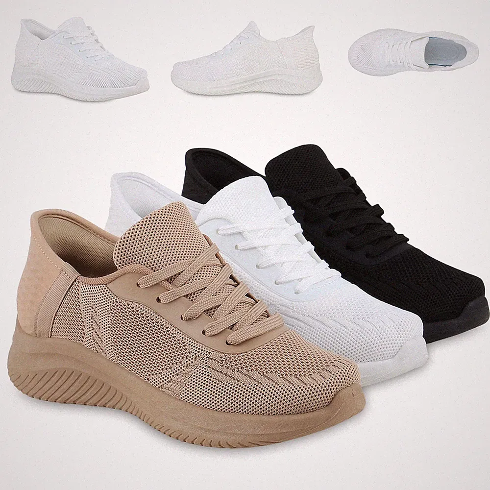 Damen Laufschuhe Sportschuhe Sportliche Strick Schuhe 841669