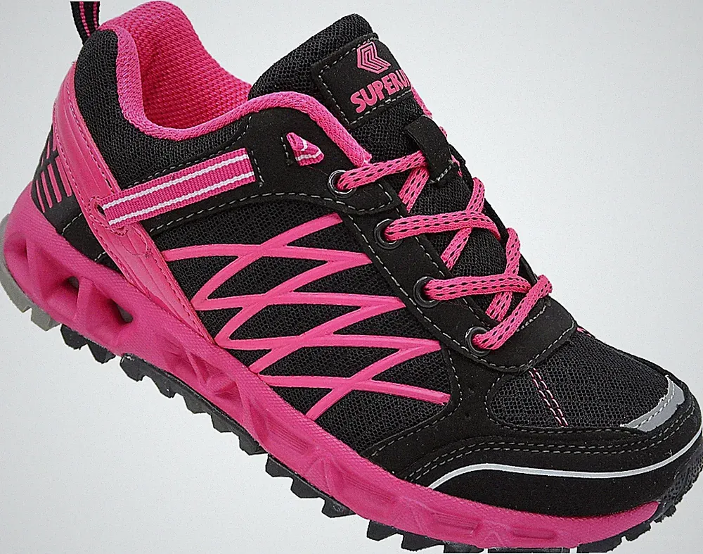 Damen Laufschuhe Sportschuhe Turnschuhe Sneaker Schuhe Art.5711 schwarz-fuchsia