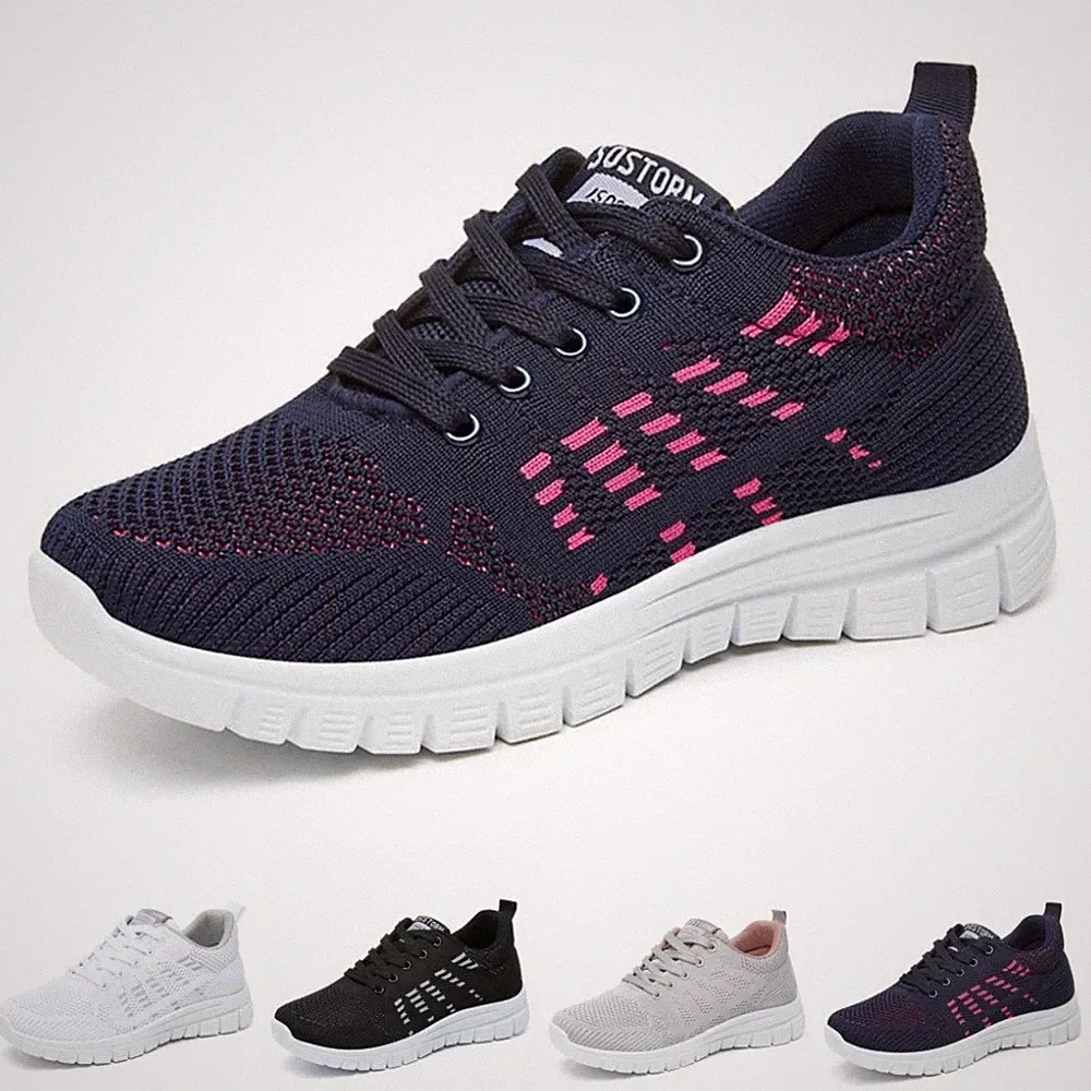 Damen Laufschuhe Walking Turnschuhe Leichte Atmungsaktive Bequeme Fitnessschuhe