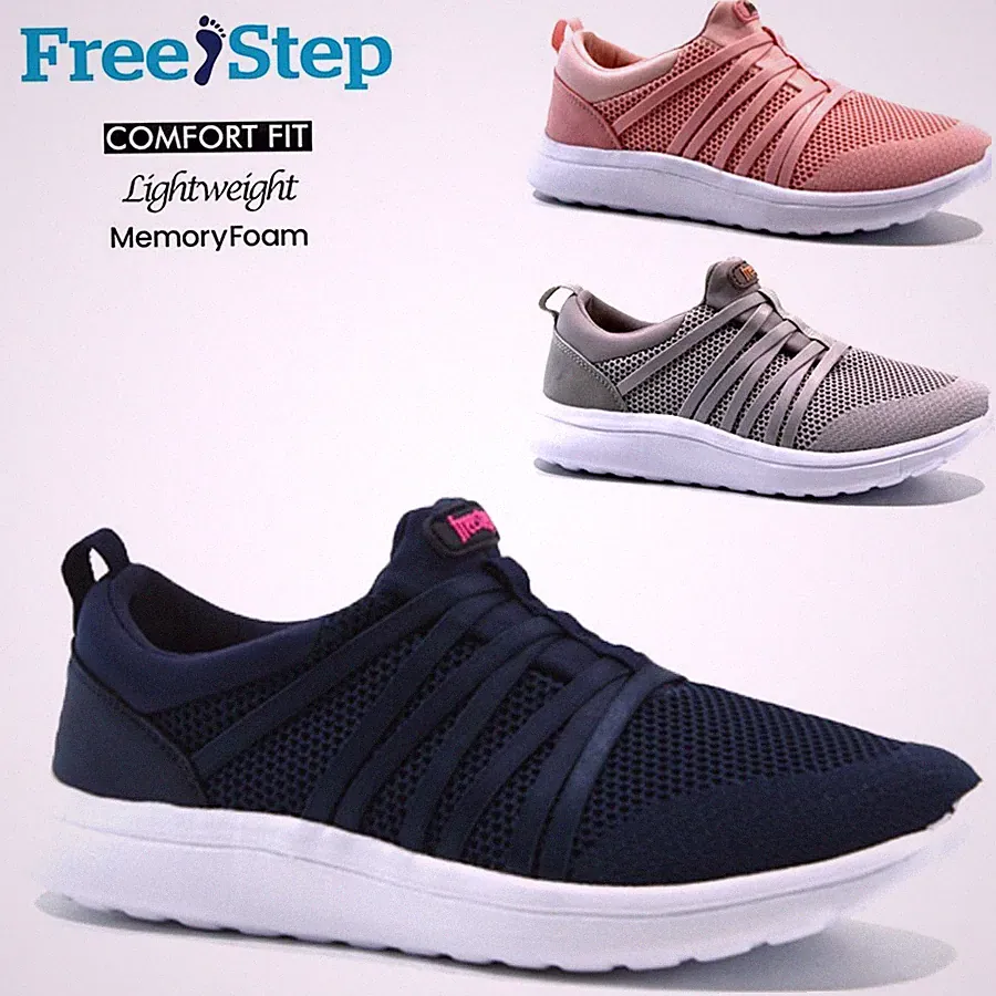 DAMEN MEMORY FOAM SPORT GYM FITNESS JOGGING LAUFEN FREIZEIT SCHUHE SNEAKER GRÖßE