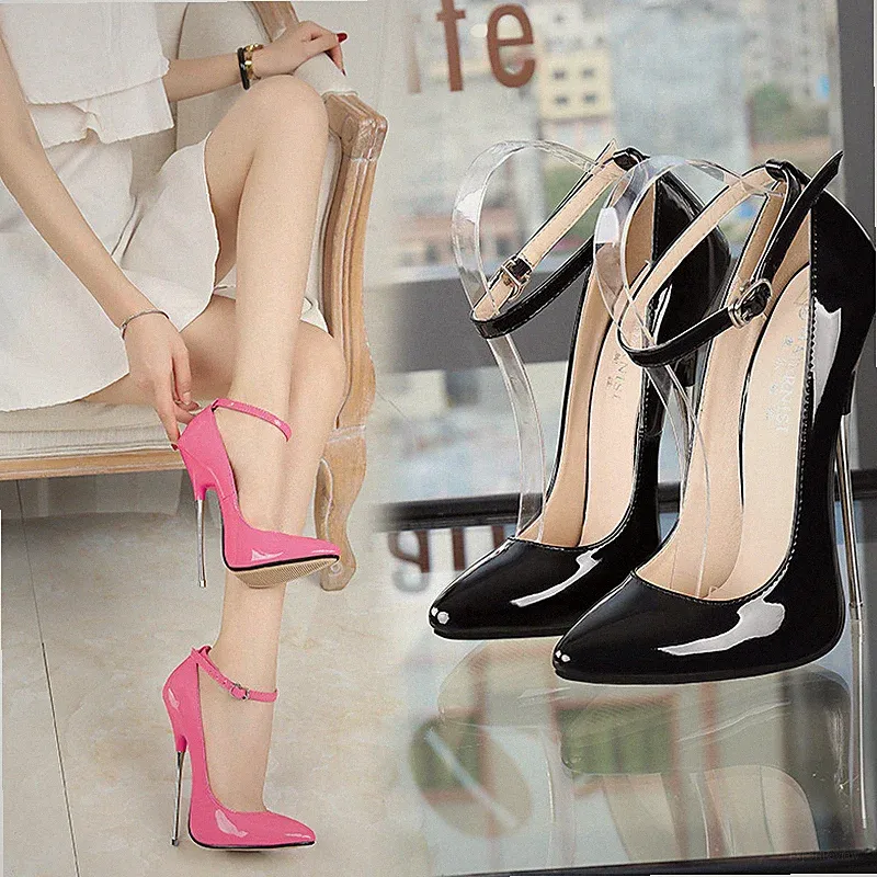 Damen Night Club 16cm Super High Heels Laufsteg Show High Heels Sexy Pumps Neue