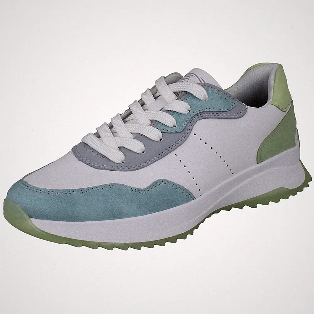 Damen Rieker Weich Leather Laufschuhe Sport Abnehmbare Einlegesohlen W1308