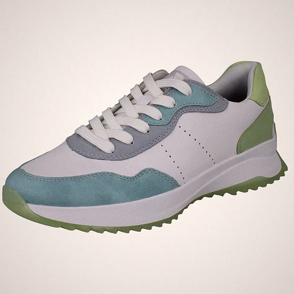 Damen Rieker Weiches Leder Laufschuhe Sport Abnehmbare Einlegesohlen - W1308