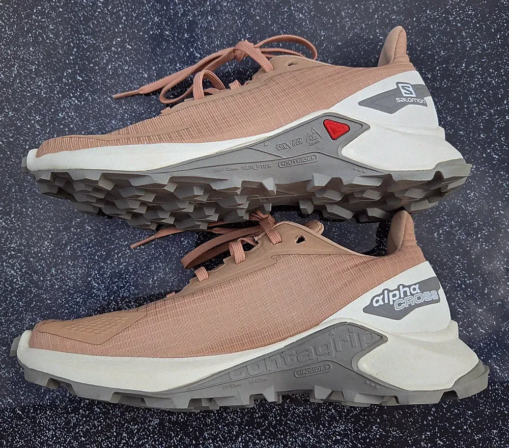 DAMEN Salomon Alphacross Ortholite LAUFSCHUHE GR. 40