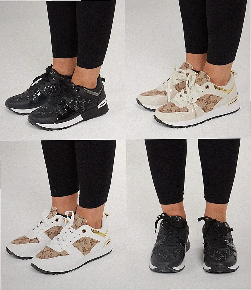 DAMEN SCHNÜRSCHUHE SNEAKER FLACH SNEAKER LAUFEN BEQUEM WALK PUMPS SCHUHE GRÖSSE