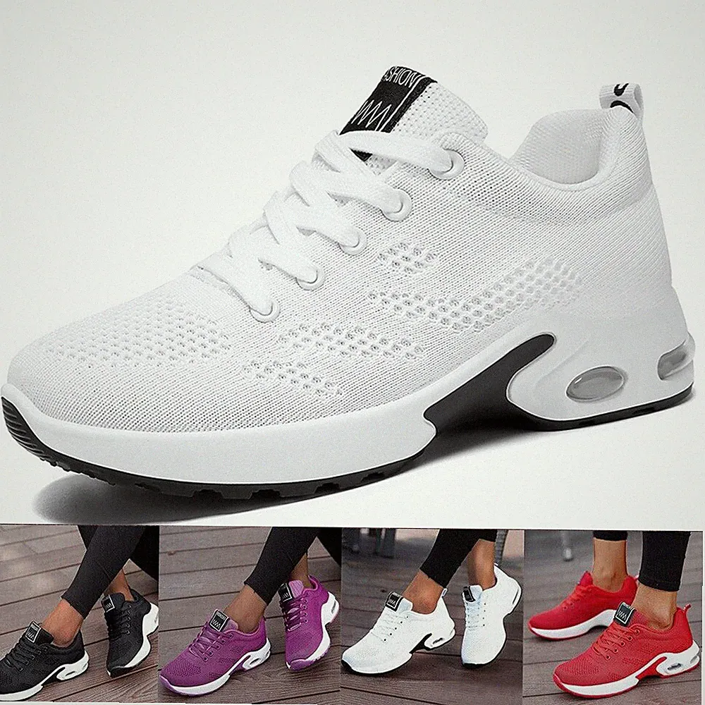 Damen Schuhe Atmungsaktiv Laufschuhe Turnschuhe Fitness Sneaker Freizeitschuhe