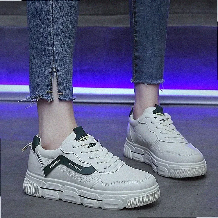 Damen Schuhe Sneaker für Freizeit Laufen Sport Urlaub Jogging Kunstleder S27