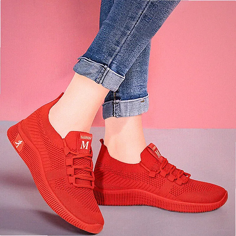 Damen Sneaker Atmungsaktiv Turnschuhe Leicht Laufschuhe Sportschuh Freizeitschuh