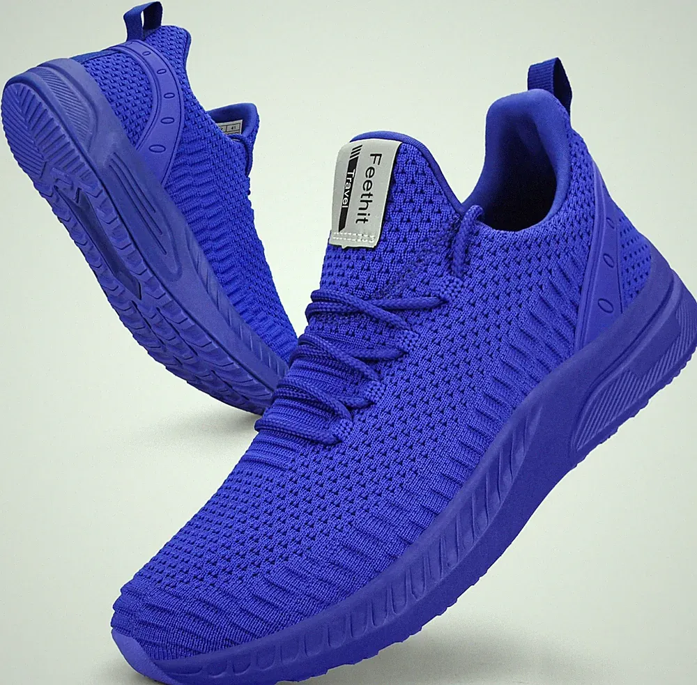 Damen Sneaker Leichtgewichts Atmungsaktiv Laufschuhe 39 Parang Blau