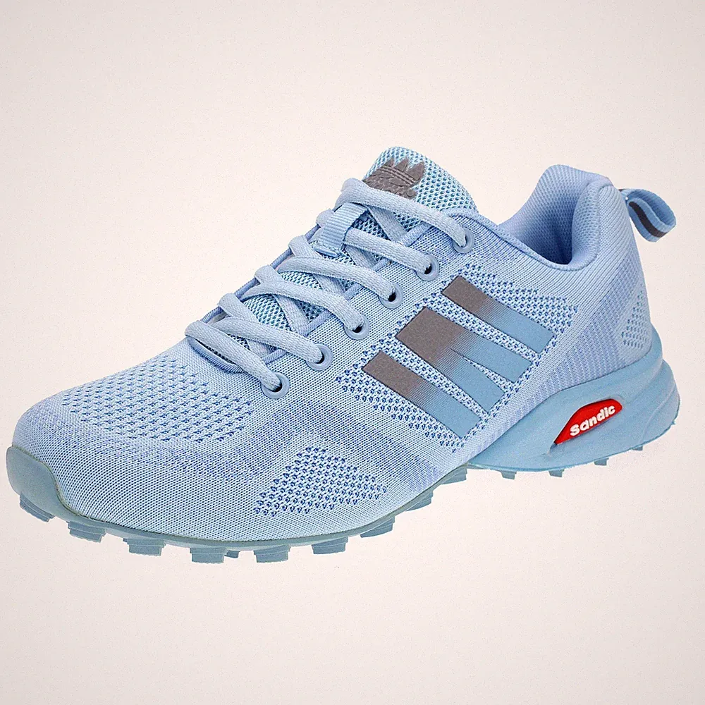 Damen Sneaker Sportschuhe Laufschuhe Turnschuhe Runners Schuhe Pastellblau 36-41