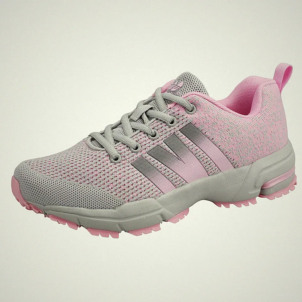Damen Sneaker Sportschuhe Turnschuhe Laufschuhe Schnüsneaker Rosa 36 37 38