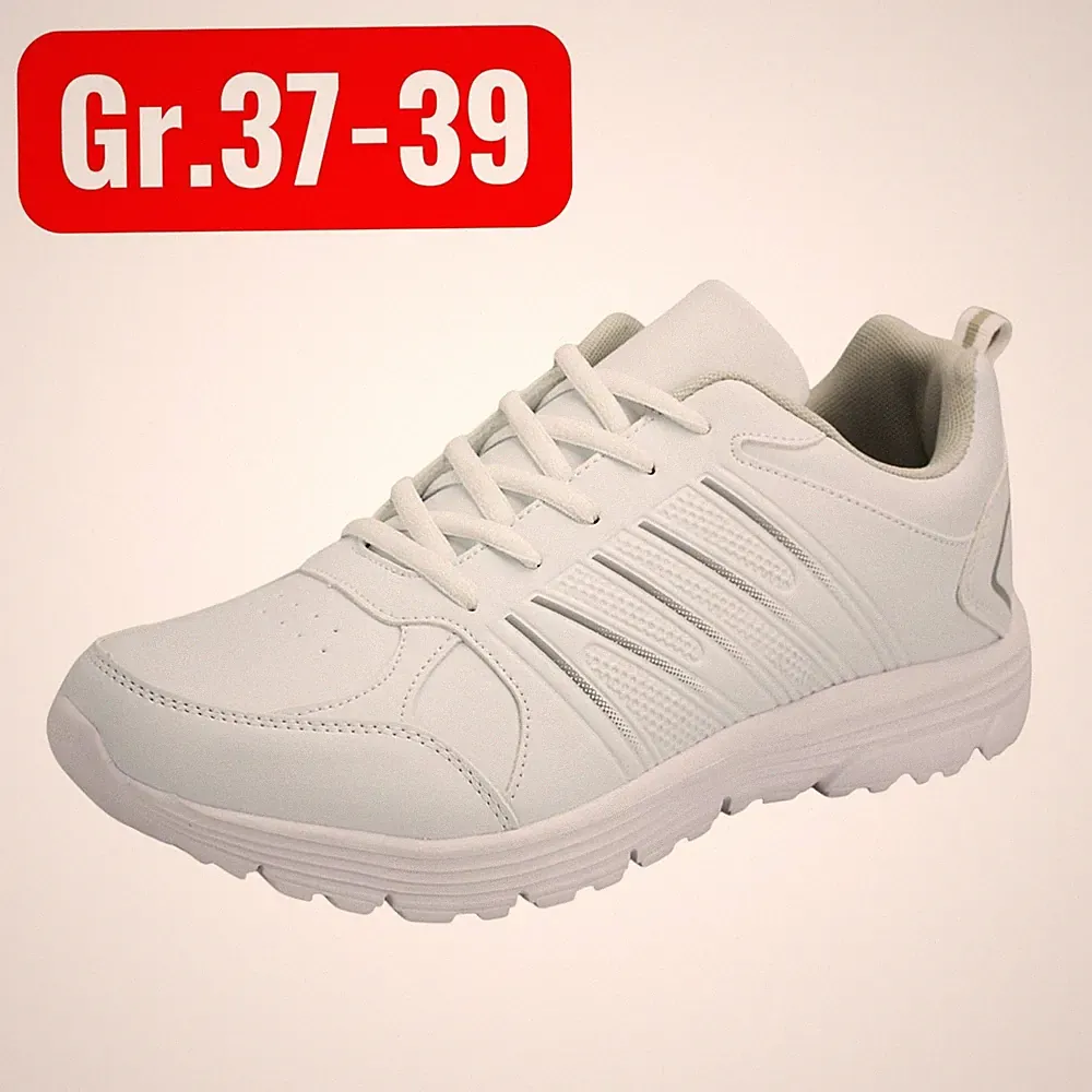 Damen Sneaker Weiß Turnschuhe Sportschuhe Laufschuhe Freizeitschuhe SALE