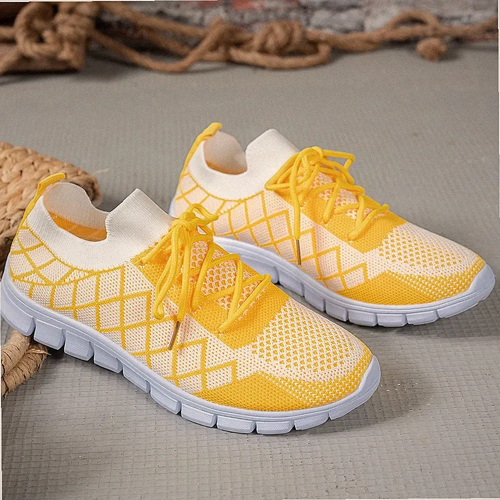 Damen Sportschuhe Sneaker Turnschuhe Laufschuhe Freizeit Schuhe Atmungsaktiv DE