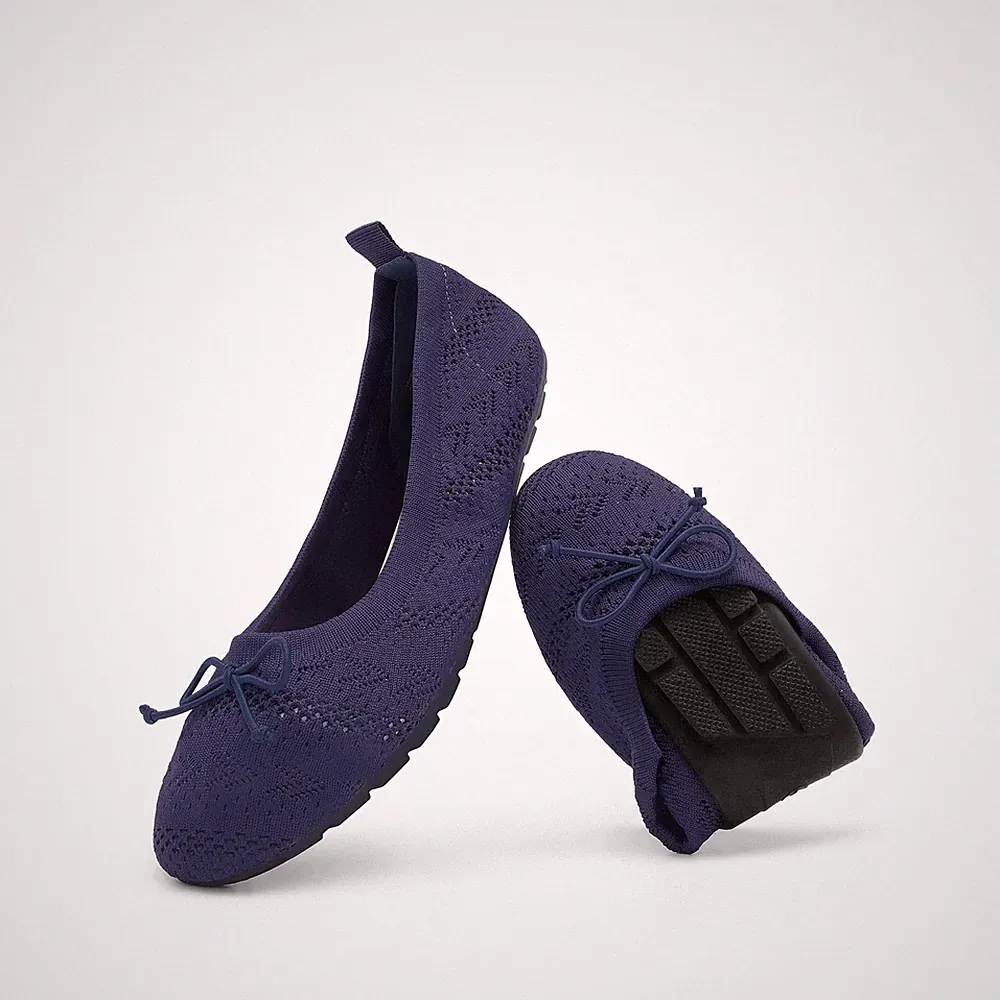 DamenBallerinas, Faltbare Ballerinas für Frauen, Bequeme, leichte Schlupfschu...