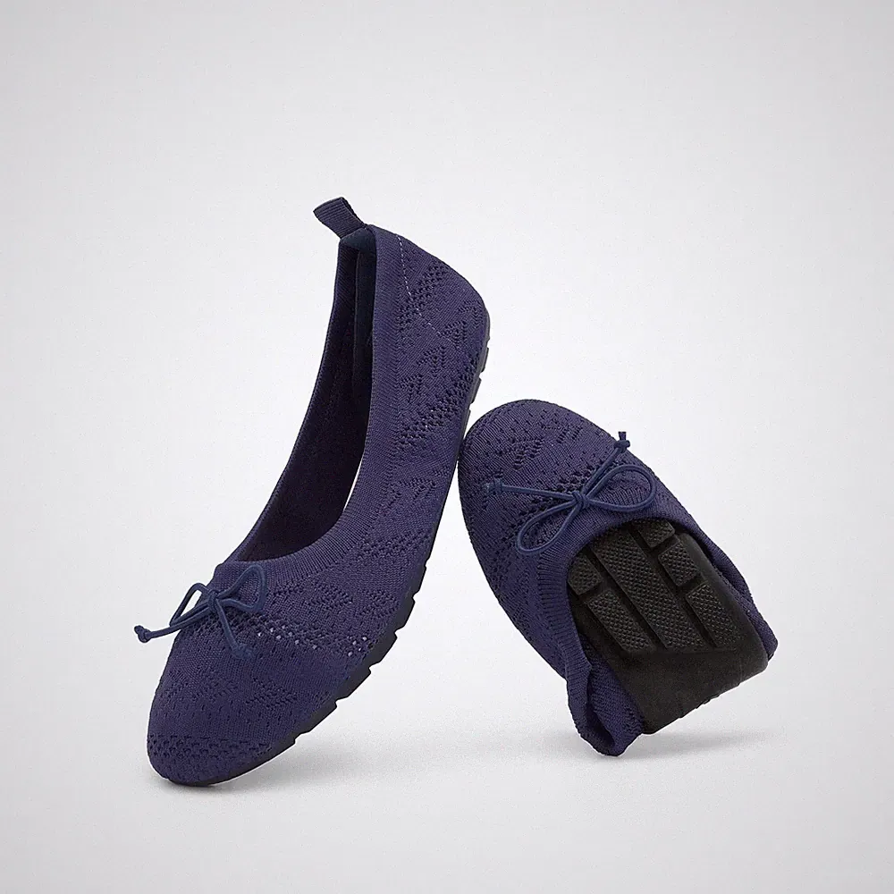 DamenBallerinas, Faltbare Ballerinas für Frauen, Bequeme, leichte Schlupfschu...